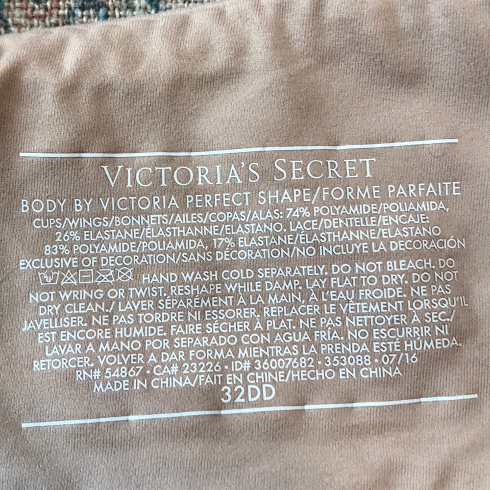 Body by Victoria perfect shape bra